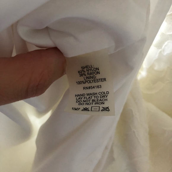 NWOT Calvin Klein White Lace Dress - Picture 6 of 7